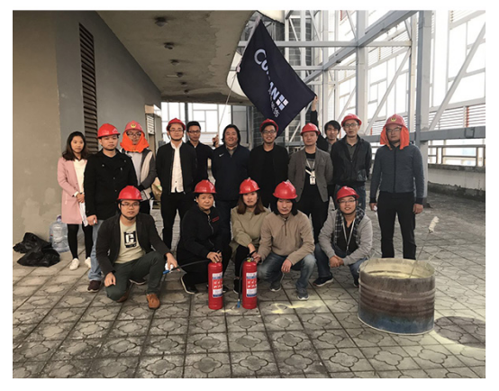 bsports必一运动装饰举行2018年度消防演练