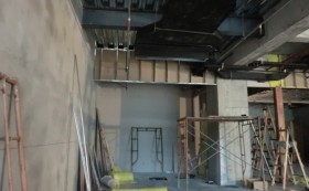 【bsports必一运动最新项目施工现场】国际E城办公室装修设计工程_bsports必一运动装饰公司